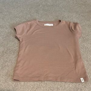 Abercrombie Kids Tan Short Sleeve Tee